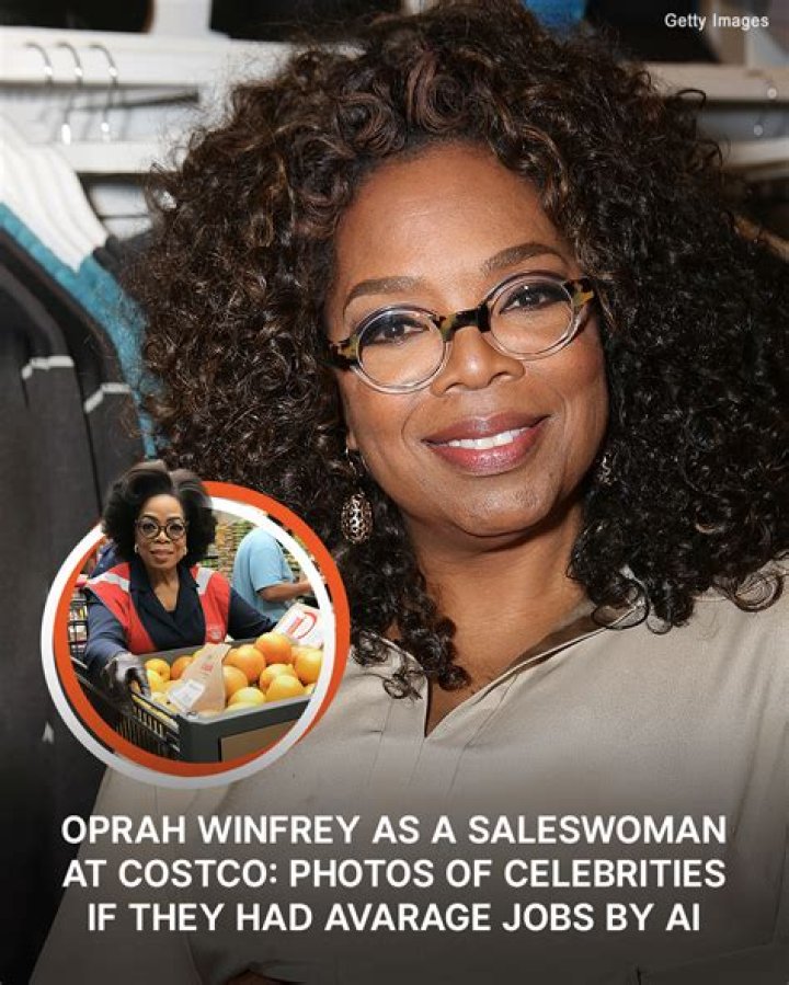 Oprah Winfrey Working at Costco and 5 Other Celebrities If They Worked ‘Normal’ Jobs by AI: Photos
