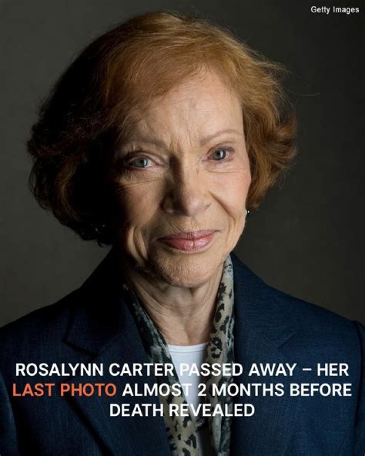 Former First Lady Rosalynn Carter Passed Away Almost 2 Months Since She Was Last Seen in Public