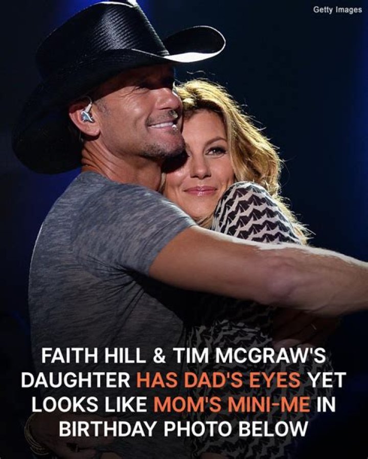 Faith Hill and Tim McGraw’s Daughter Has Dad’s Eyes Yet Looks like Mom’s Mini in Birthday Photo