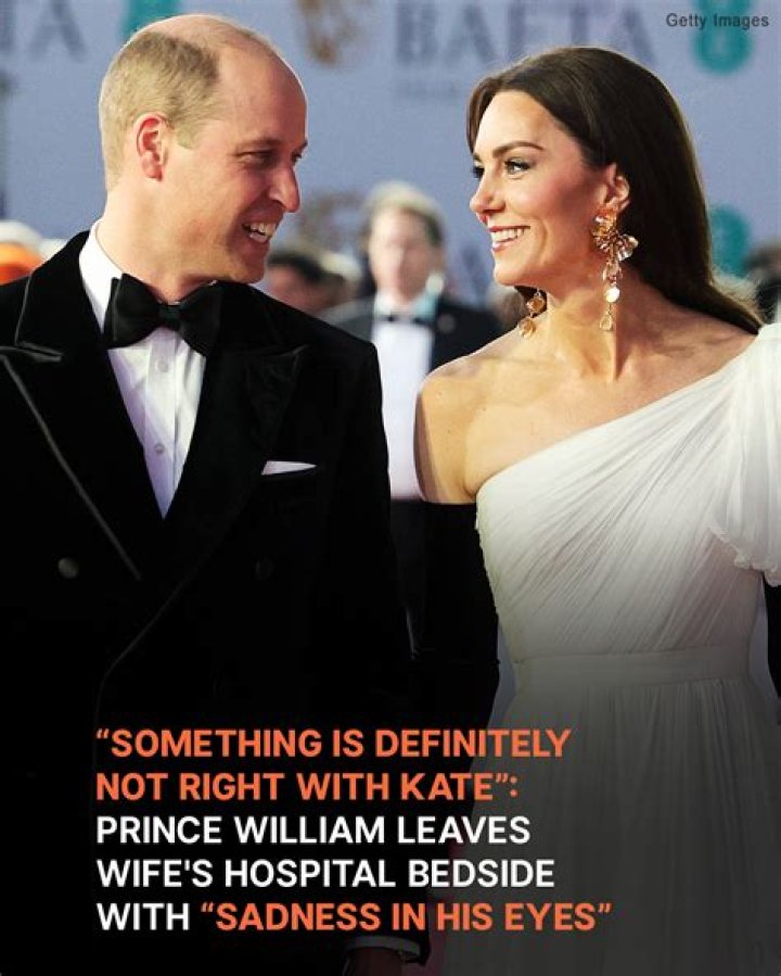 Prince William Seen for the 1st Time since Wife Catherine's Hospitalization with 'Sadness in His Eyes'