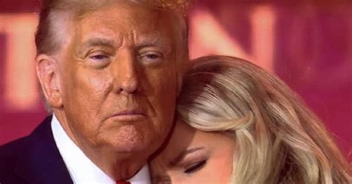 Melania Trump’s mom warmly greats Donald Trump during a rare public outing for Easter