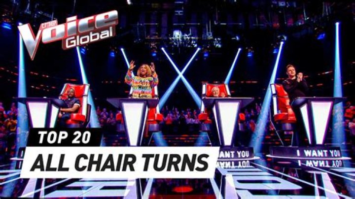 Judge turns her chair, hearing a girl's voice in a blind audition. But then she starts weeping