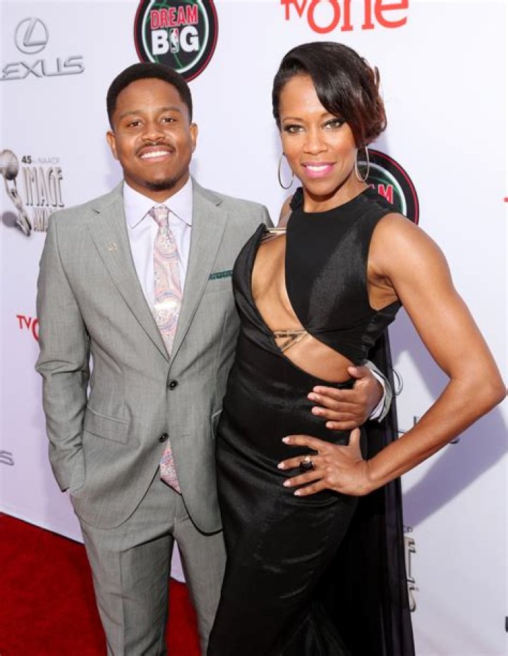 Regina King's adult son shows off shoulder tattoo in shirtless pic