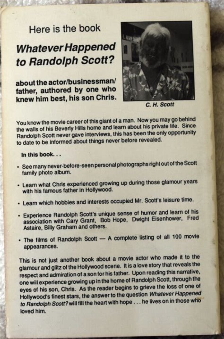 Whatever happened to Randolph Scott?